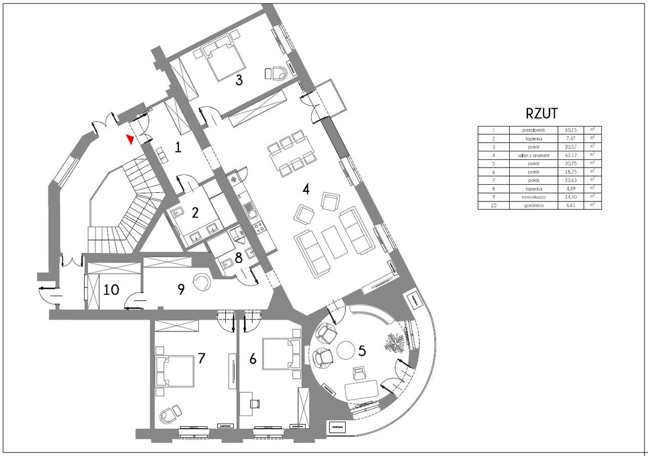 Luksusowy apartament 5-pokojowy w centrum, z widokiem na park-6