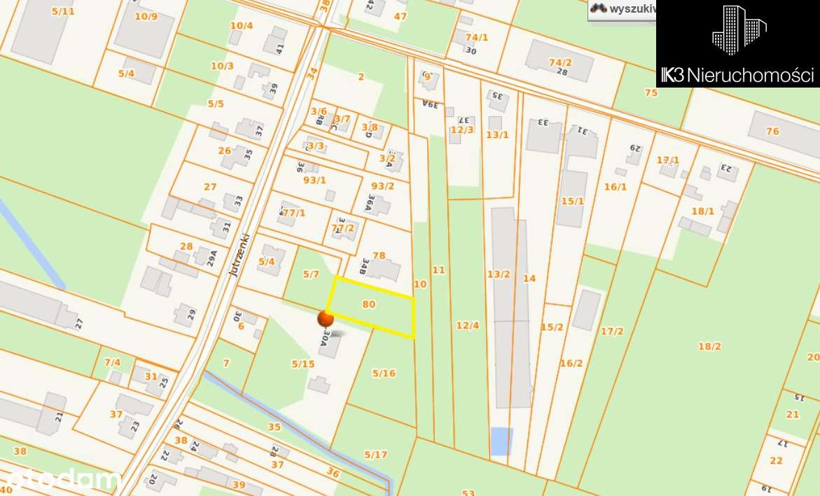 Działka 1289 m2 ul. Jutrzenki wydane WZ - Pełny obrazek: 4/12