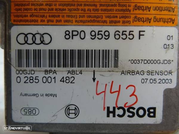 Centralina De Airbags Audi A3 Sportback (8Pa)  8P0959655f / 0285001482 - 4