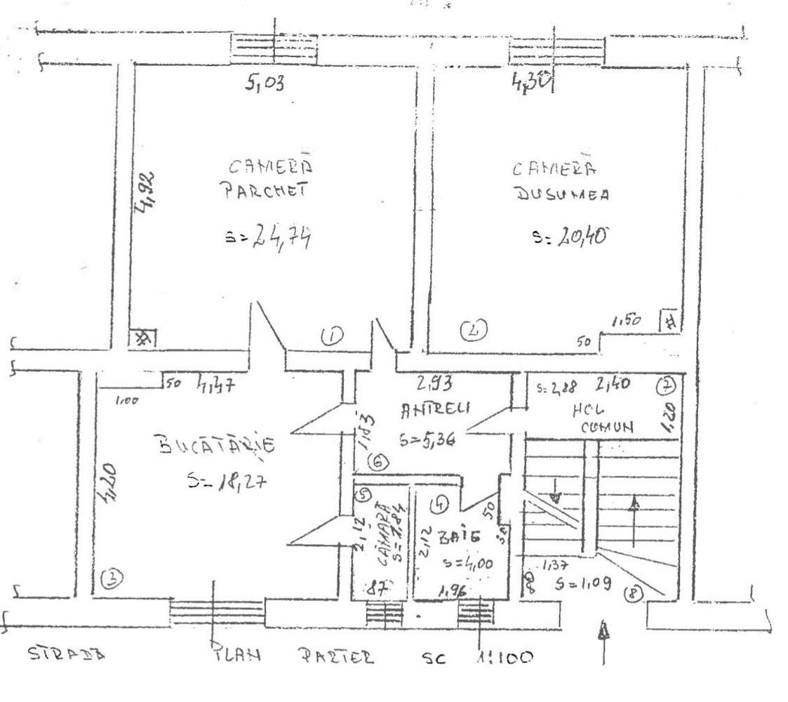 Apartament la casă – 76 mp + terasă + curte + pod mansardabil-9