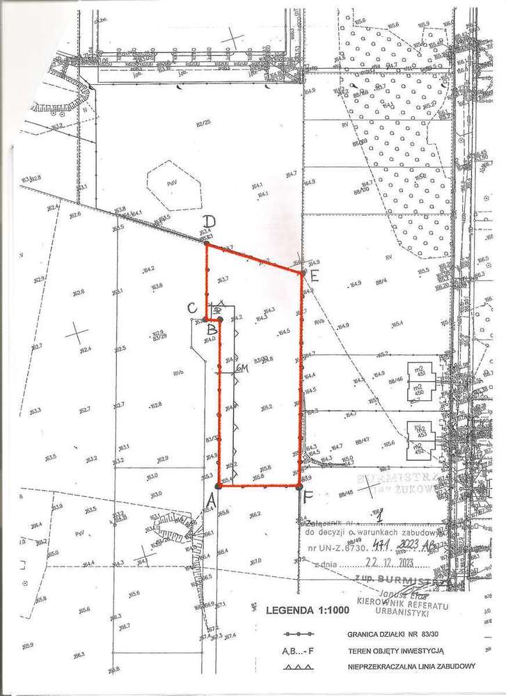 Działka z wydaną WZ dla budowy hali | Sąsiedztwo węzła Miszewo-14