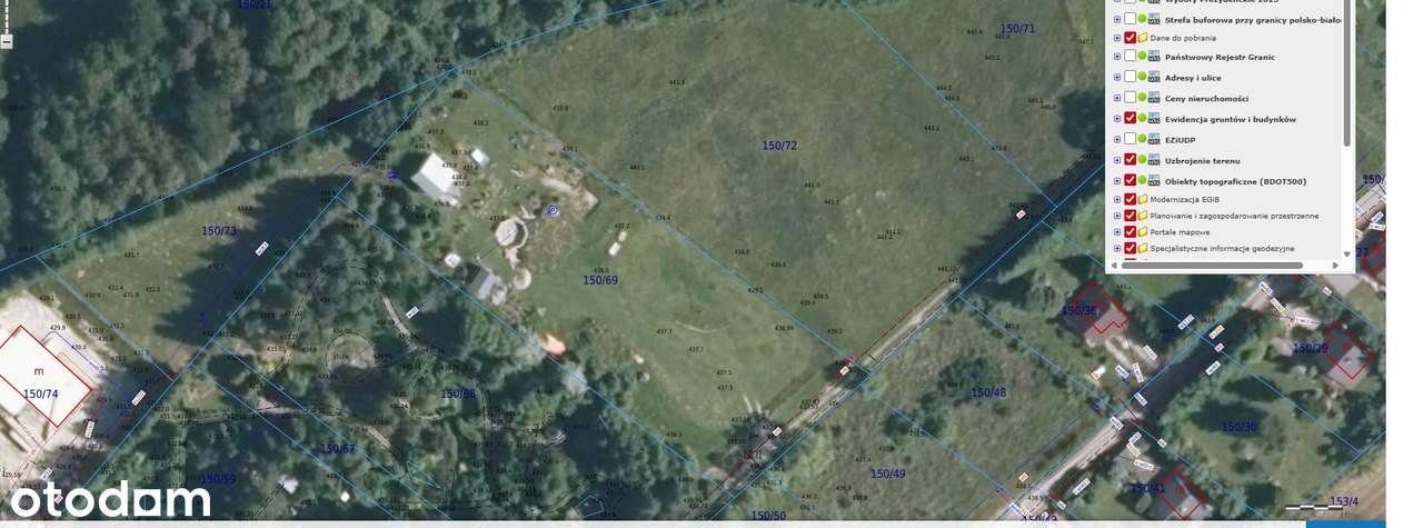 Sprzedam budowlaną  działke w Uściu Gorlickim o  powierzchni  30 a. - Pełny obrazek: 4/5