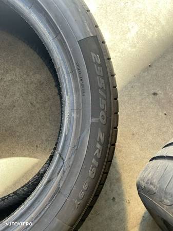 vând 4 anvelope 235/50/19 Pirelli de vară ca noi - 6