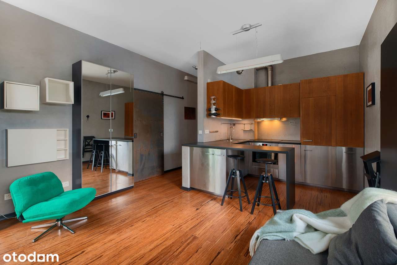 Loftowe Studio z ogródkiem i miejscem postojowym | Park tuż obok - Pełny obrazek: 3/20