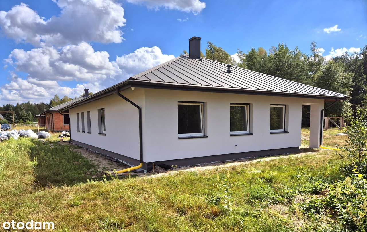 Dom Parterowy dz. 1000m2 w stanie surowym przy Puszczy Bolimowskiej - Pełny obrazek: 5/9