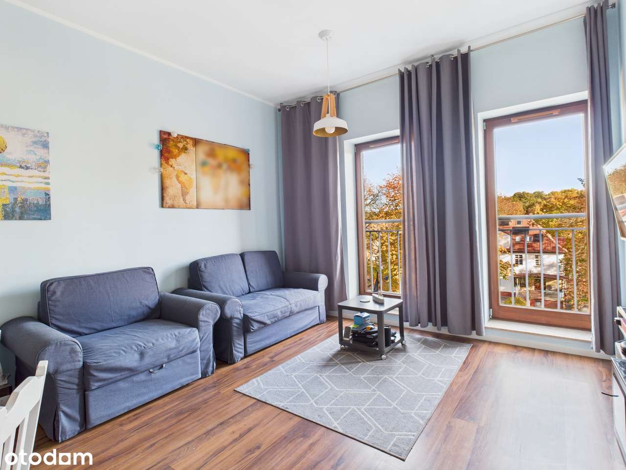 Os. Platan, 2 pokoje, winda, 10 min na plażę.-0