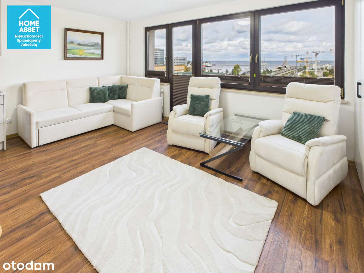 Z widokiem na morze i statki w centrum Gdyni - Pełny obrazek: 1/10