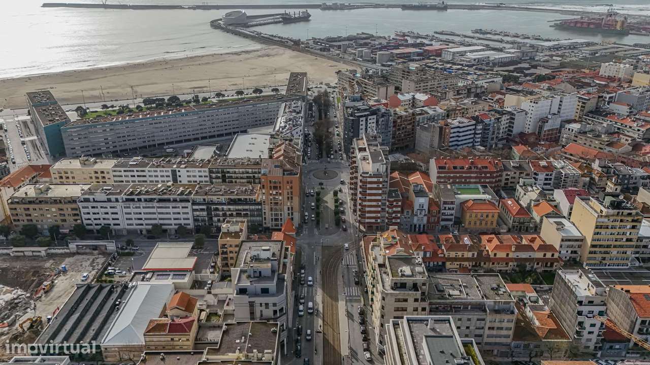 T1 Novo Vista Mar, Último Piso com Solário, Matosinhos Sul, com 48 m²-19