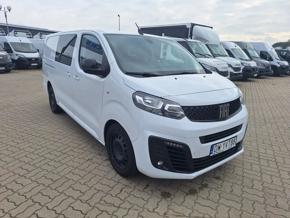 Fiat Scudo Maxi Brygadowe 2.0 145KM / brygadówka / krajowe / serwis ASO brygadówka / 6 miejsc / salon PL / ASO / FV 23%