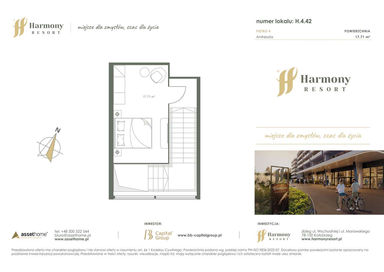 Harmony Resort | apartament 2-pok. | H.4.42 - Pełny obrazek: 2/7