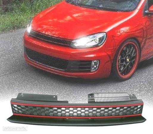 GRELHA FRONTAL COLMEIA SEM SÍMBOLO GOLF 6 MK VI GTI 08-12 - 5