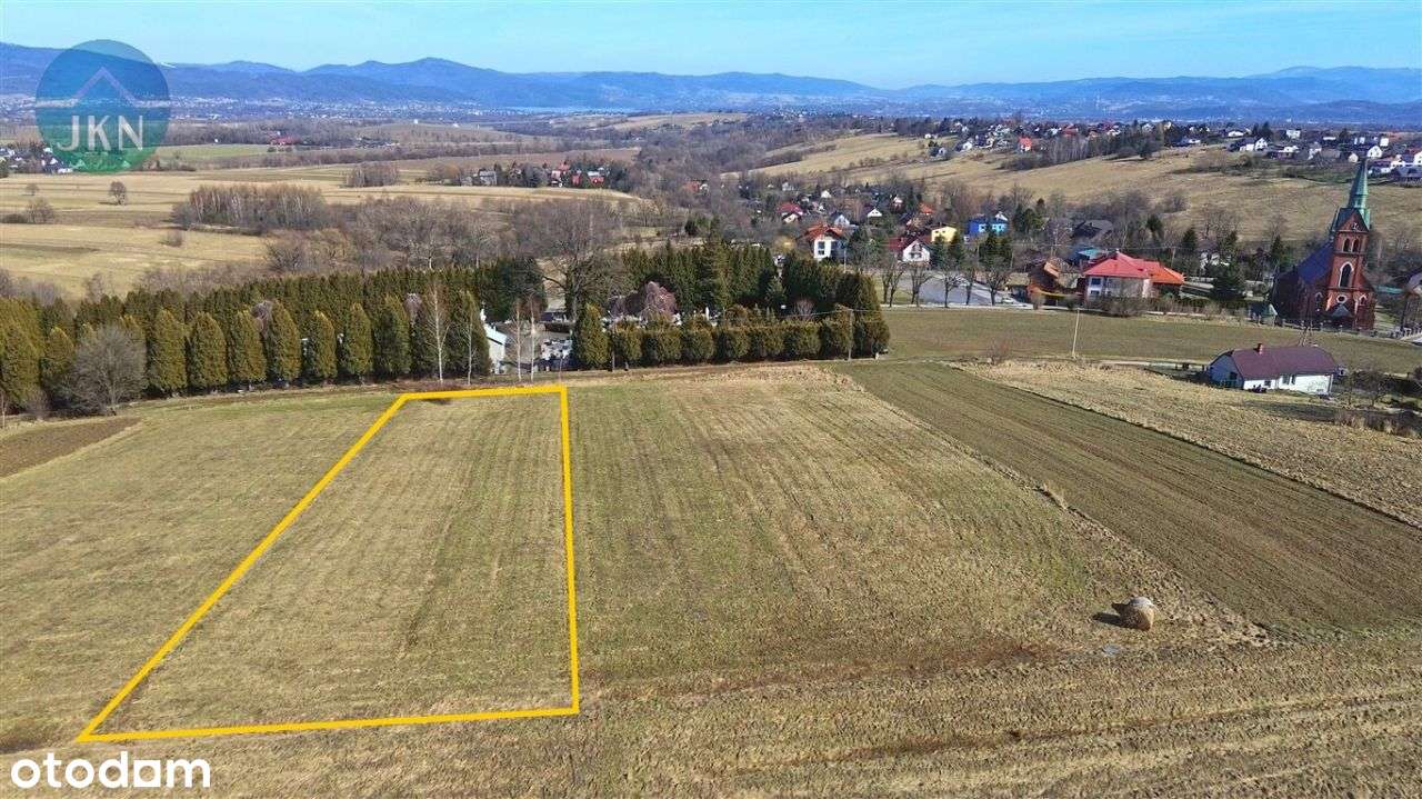 Widokowa działka u podnóża Skrzycznego w Lipowej !-11