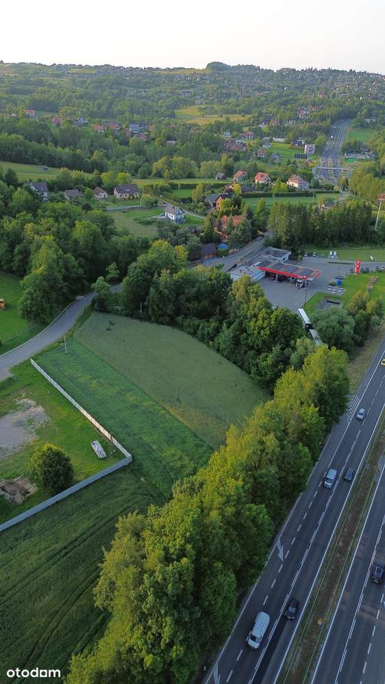 Działka budowlano - usługowa Głogoczów 43 ary-6