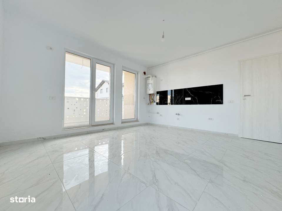Apartament 2 camere decomandat, 47mp, terasa 8mp,etaj 2/3 -Giroc - Imagine principală: 4/11