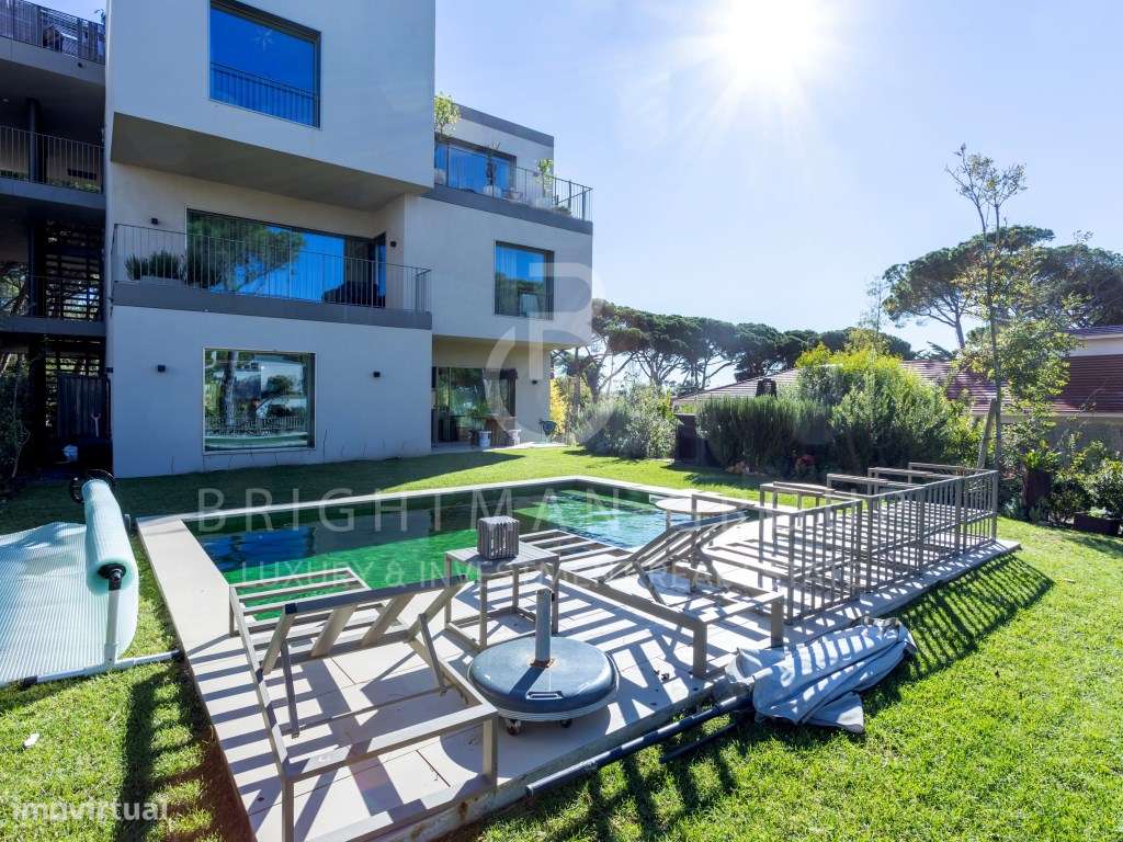 Apartamento T3 com piscina e jardim, na Quinta da Marinha-48