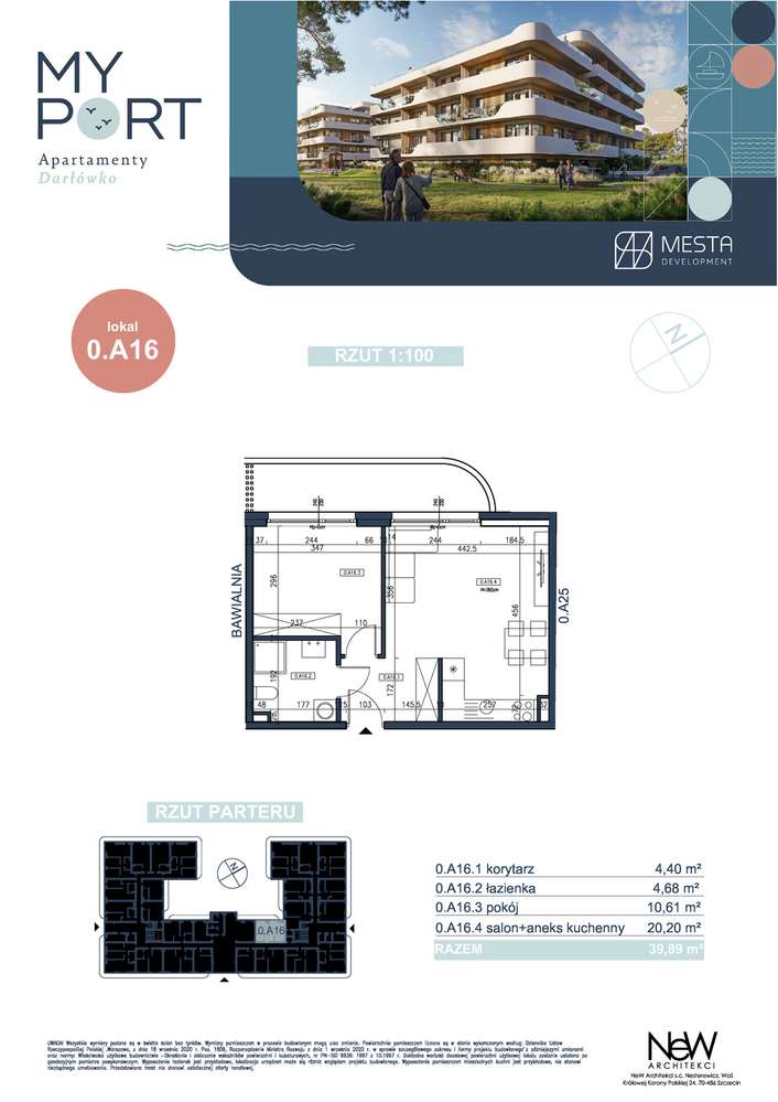 MyPort Apartamenty Darłówko - 0.A16