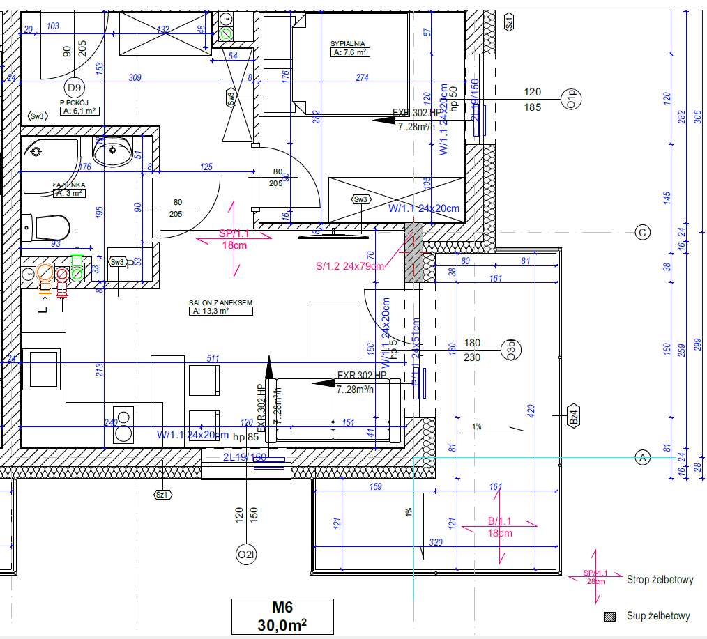 Nowoczesne mieszkanie z balkonem w Fordonie-13