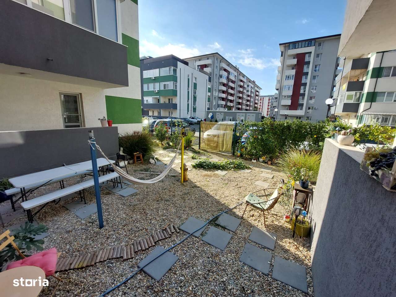 Ap 2 camere + curte, mobilat, utilat, AC, parcare, metrou Berceni - Imagine principală: 5/18