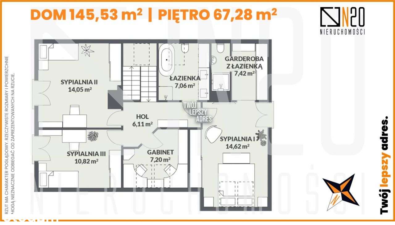 Nowy dom Wolnostojący na 11 arowej działce - Pełny obrazek: 4/20