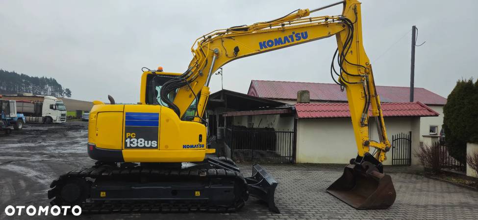 Komatsu PC 138US-8 2012rok pług! sprowadzona - 6