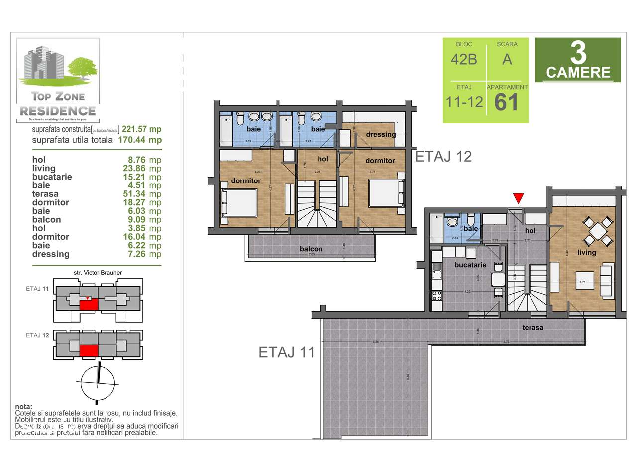 Promotie 2026! 20% discount! Apartament de vanzare 3 camere