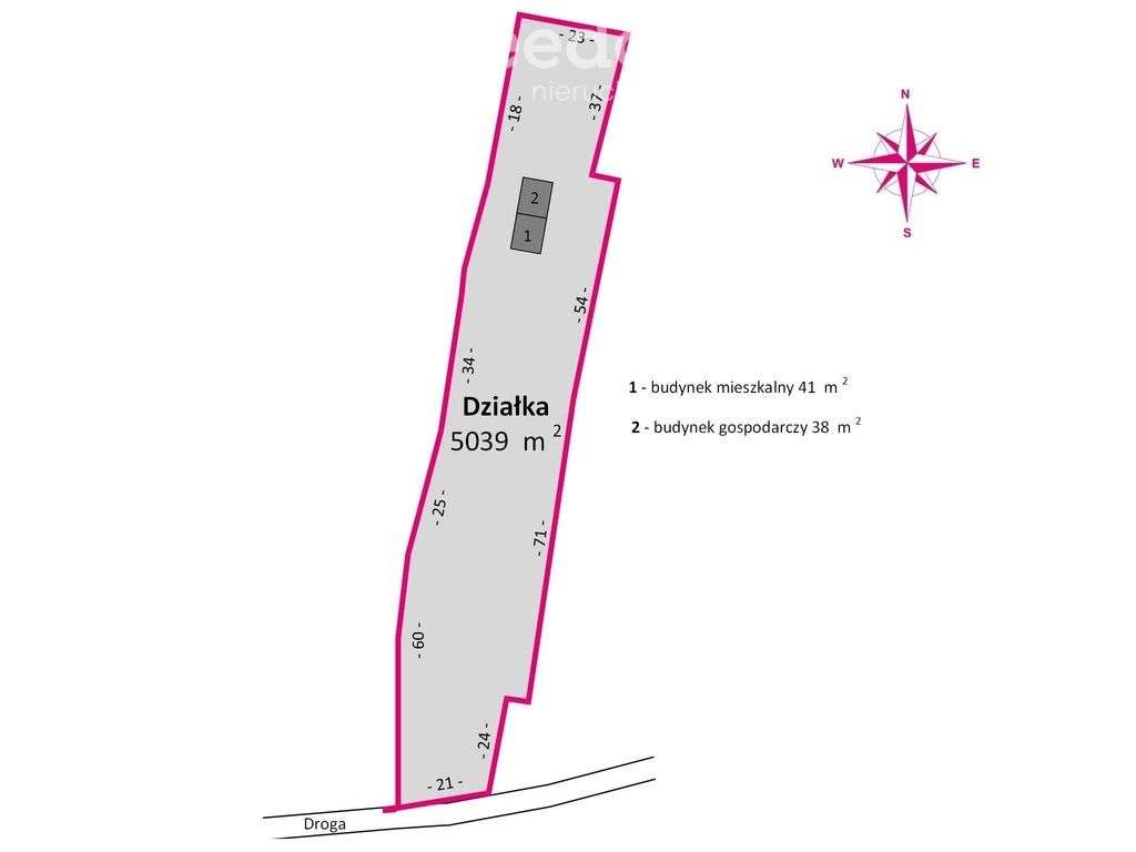 Działka 50ar z domem i Mpzp – gmina Dukla - Pełny obrazek: 5/12