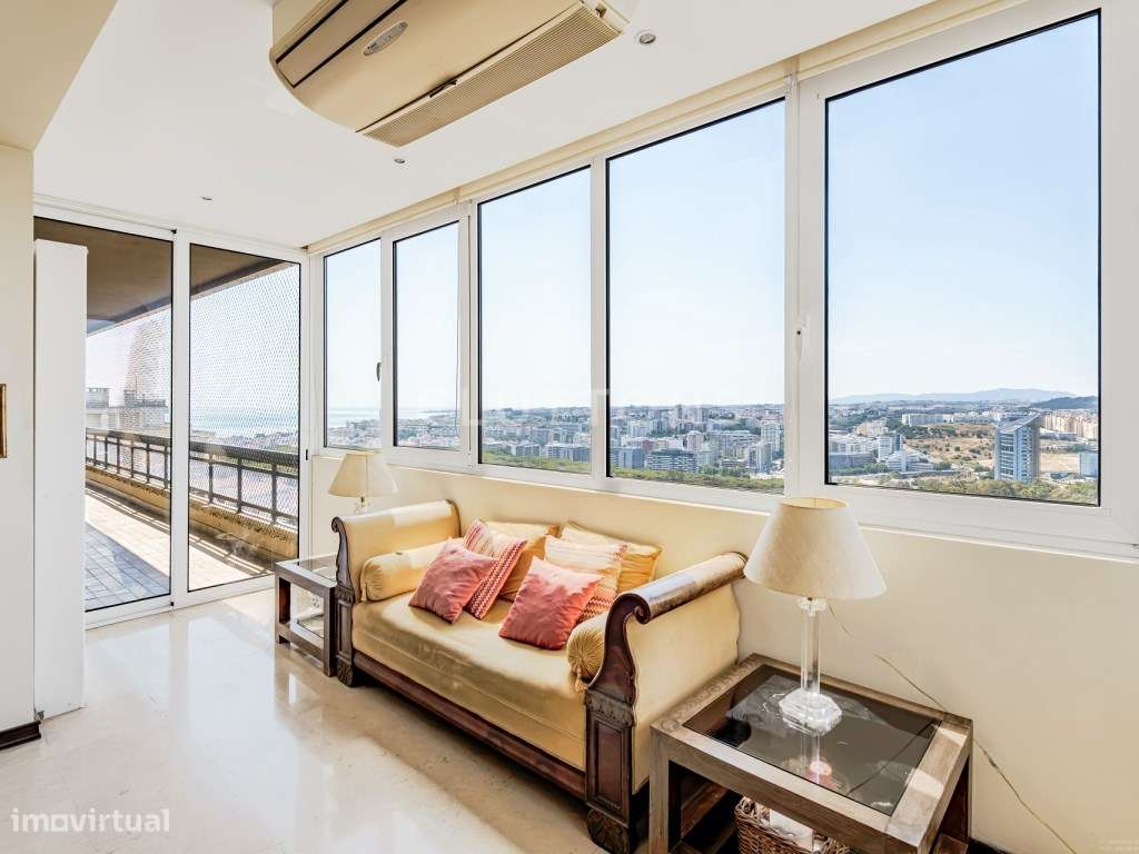Viver com vista nas Torres do Restelo - Belém, Penthouse T4, varand...-6