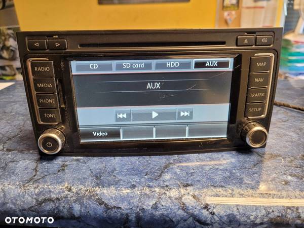 VW TOUAREG I T5 RADIO NAWIGACJA 7L6035680 - 4