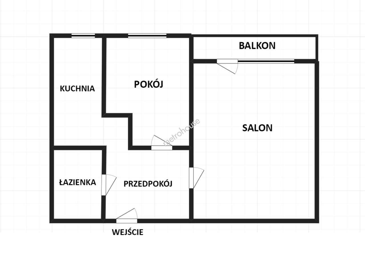 M3, 2 pokojowe z balkonem, 3 piętro, na osiedlu Słonecznym.-13