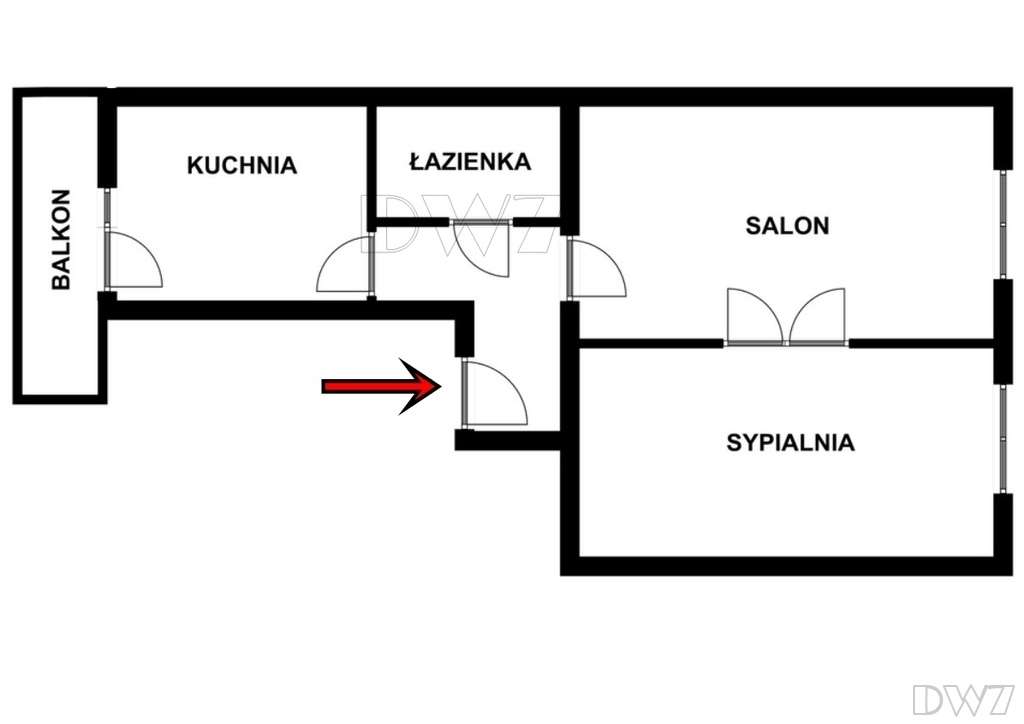 2 lub 3 pokoje,62m2,balkon,widok na Wawel-16