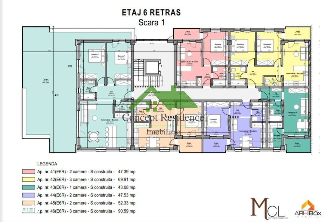 !Ap. 1 camera, bloc nou cu lift–livrare 2026, comision 0% - Imagine principală: 5/8