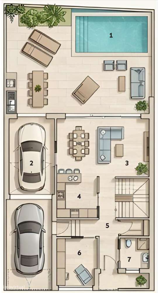 Vende-se moradia com piscina em Olhão | Chave na mão-9