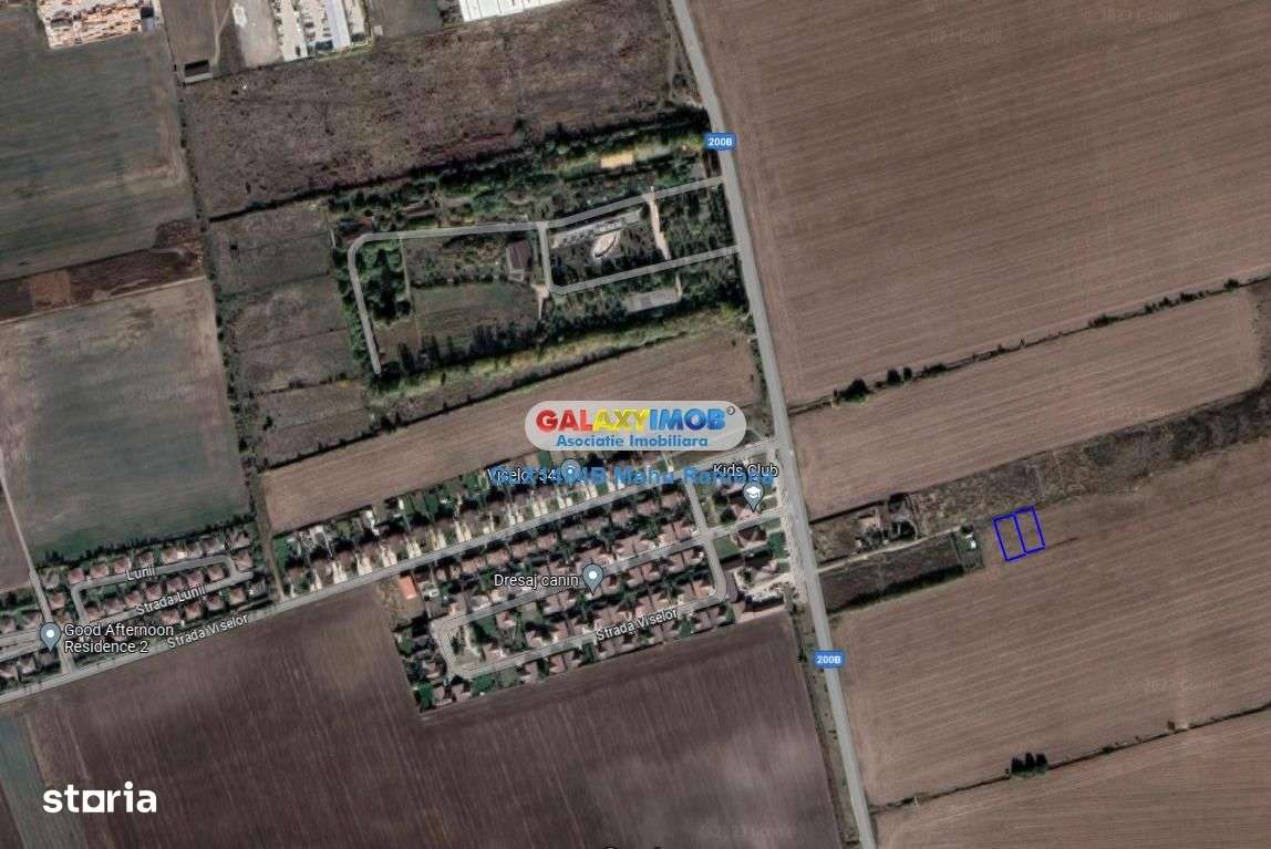 Teren pentru constructie case, 1408 mp Balotesti, zona inel A0-1