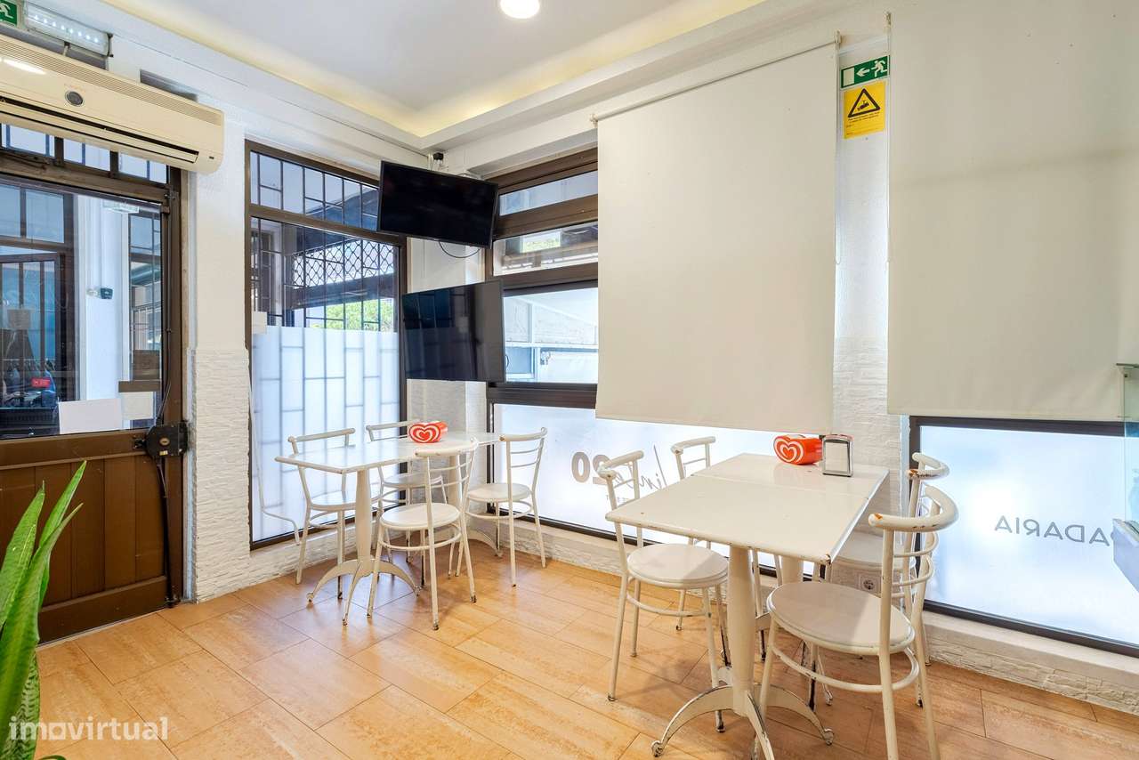 SANTO ANTÓNIO / COSTA DA CAPARICA - CAFÉ para venda - OPORTUNIDADE! - Grande imagem: 5/28