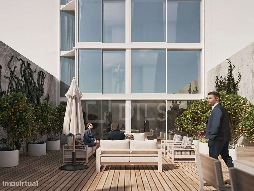 Apartamento T1 com terraço, em novo empreendimento, em Matosinhos - Grande imagem: 4/56