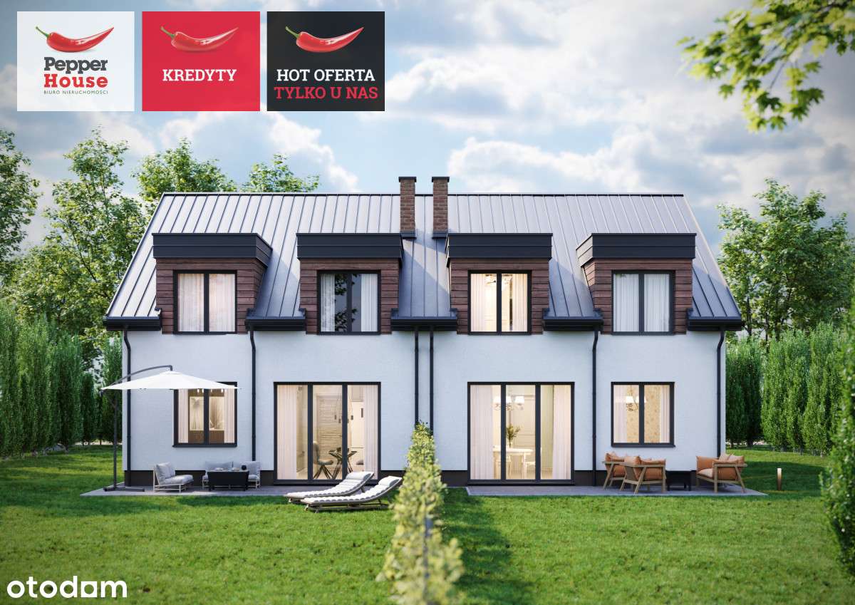 Bliźniak z działką 535m2 - Pełny obrazek: 4/6