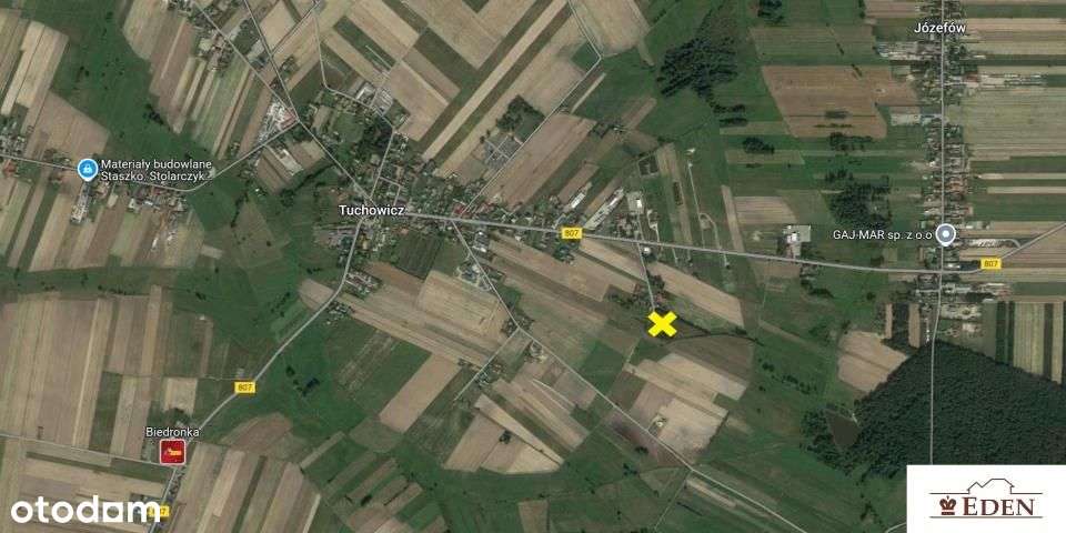 Działka budowlana 0,27 ha w Tuchowiczu pod Łukowem - Pełny obrazek: 5/5