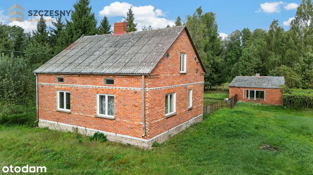 Siedlisko- dom mieszkalny, budynki gospodarcze,  MOGOWO obok NASIELSKA-13