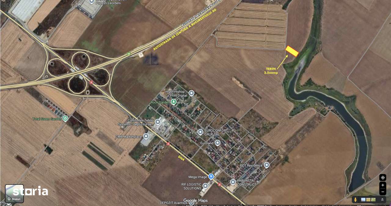 25oomp intravilan iesire lac spate Alegria Residence 2500mp DN4. Rate!-0