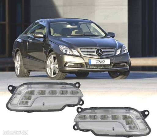 LUZ FRONTAL DIURNA PARA MERCEDES E C207 COUPE CABRIO 09-13 LED DRL - 1