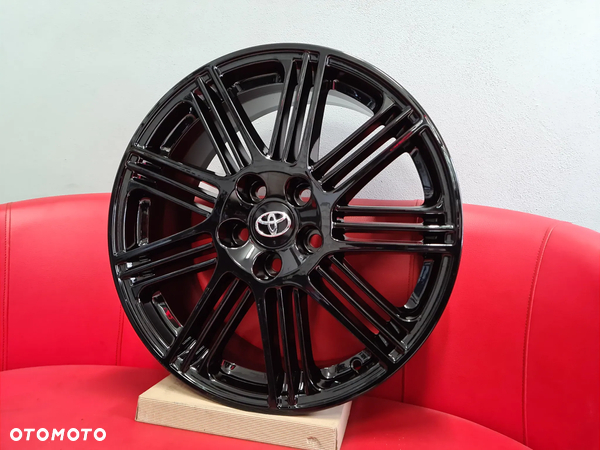 Felgi aluminiowe TOYOTA 5x114,3 et45 CZARNE NOWE!!!! - 2