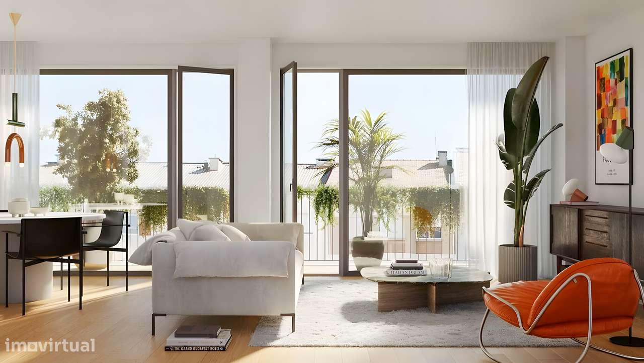 Apartamento T3 NOVO com varanda de 14 m2 e lugar de garagem-4