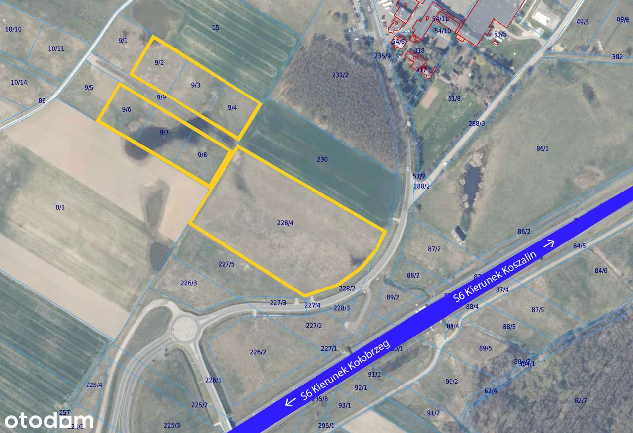 Działka przy węźle trasy S6 - Pełny obrazek: 4/4