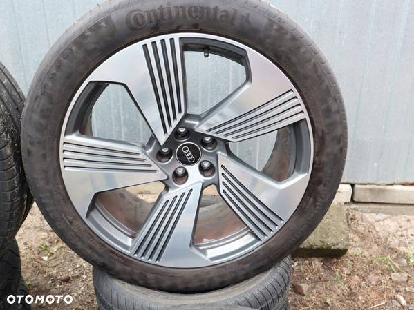 Koła Felgi aluminiowe Audi OE 4KE601025F E-TRON 9.5 21 Cali Super Stan ! - 5