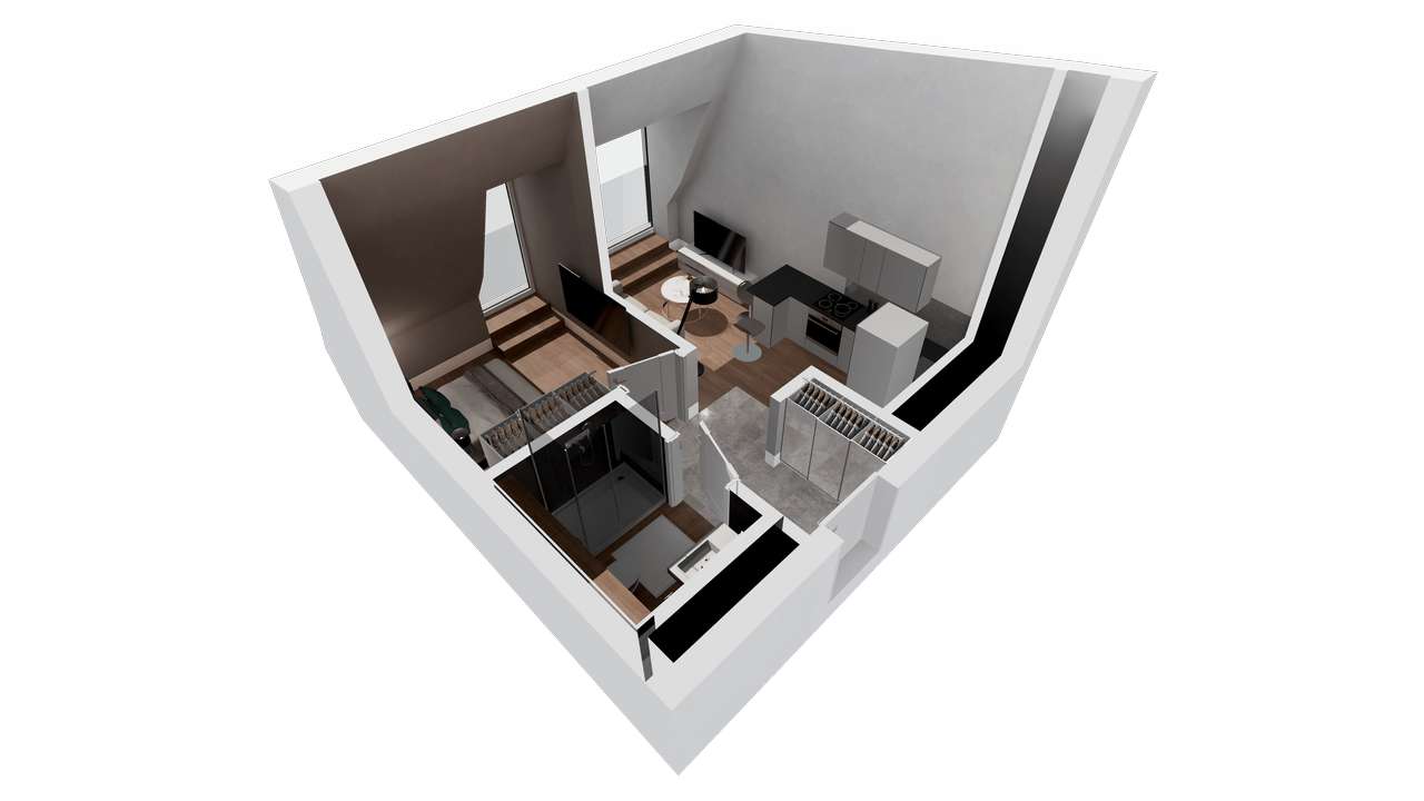 Gaja Park Apartament B.19 - 4,5 m wysokości - Pełny obrazek: 5/13