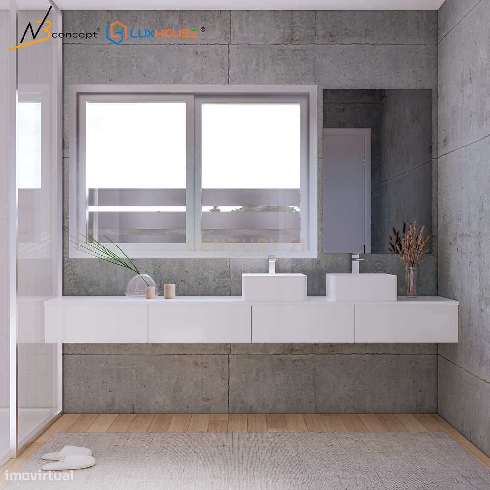 Moradia T4 em banda  com Piscina, Fernão Ferro-32