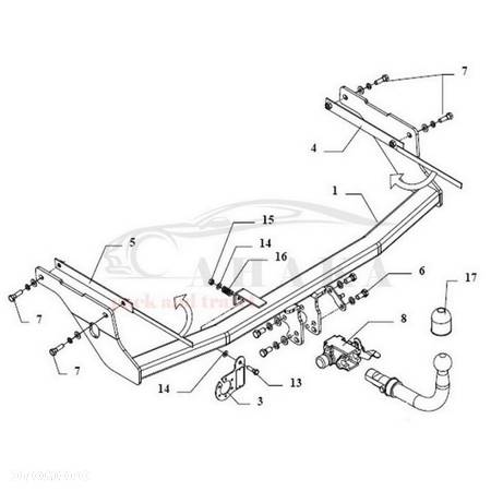 Hak Holowniczy Automat Do Ford Focus Ii Turnier Kombi 2005-2011 - 3