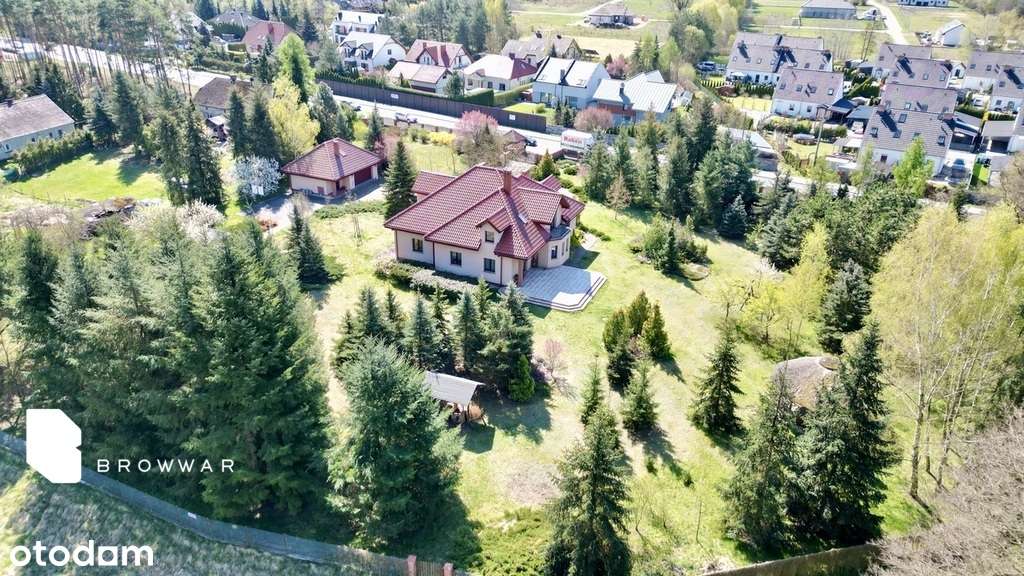 Wyjątkowa rezydencja w otulinie lasu, 7211 m² działki, Borówiec-0