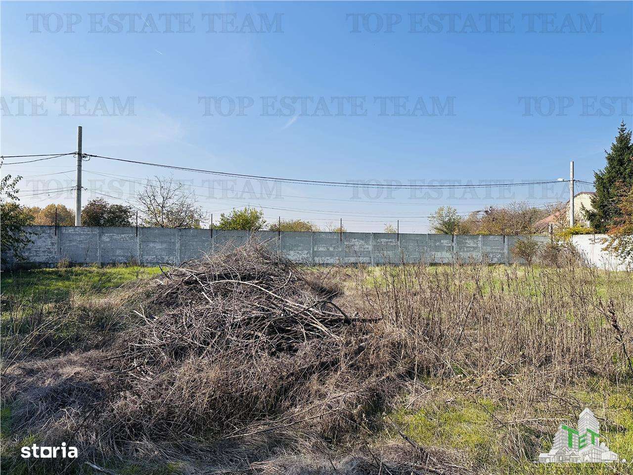 SUPER TEREN INTRAVILAN, 1872 mp, curte individuala si împrejmuita cu g - Imagine principală: 4/8