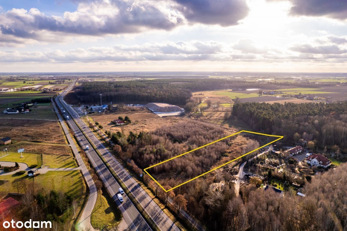 Działka Inwestycyjna, trasa S7, 20min od Warszawy